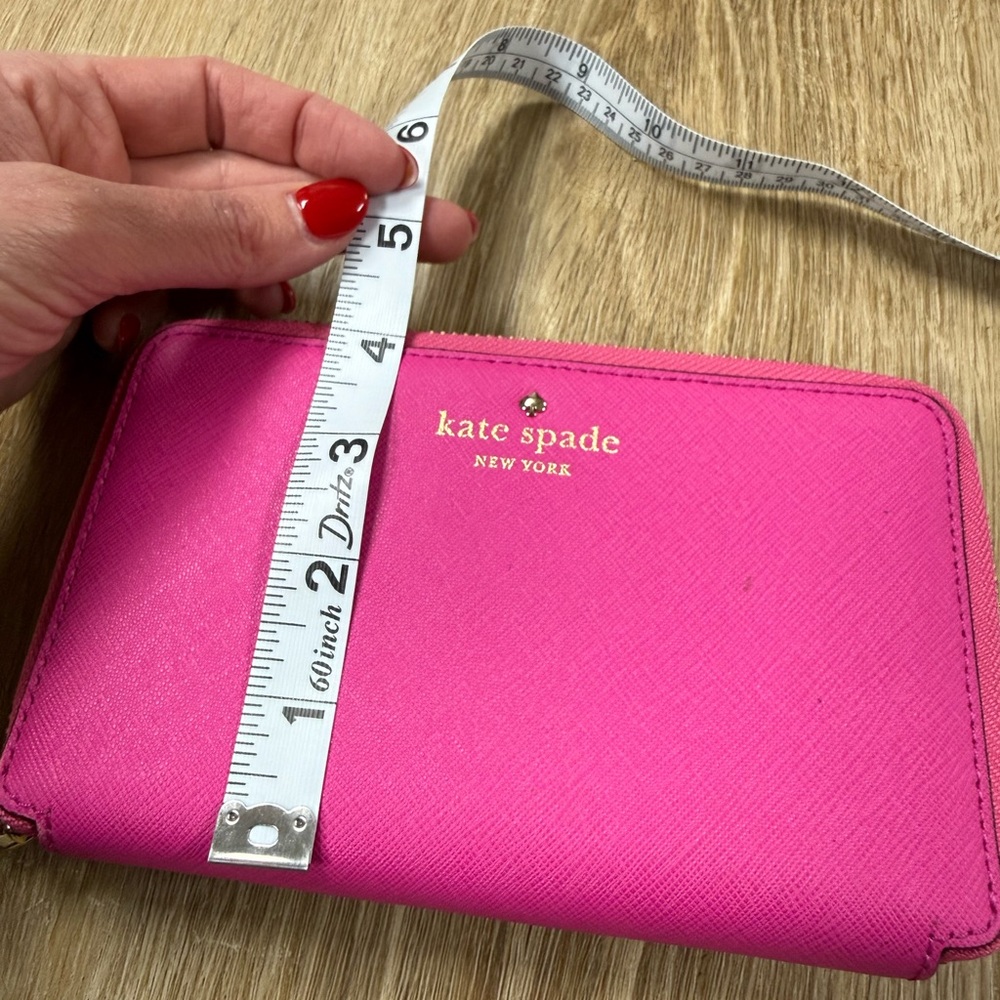 Kate Spade Fuchsia Pink Wristlet Wallet - Picture 8 of 8